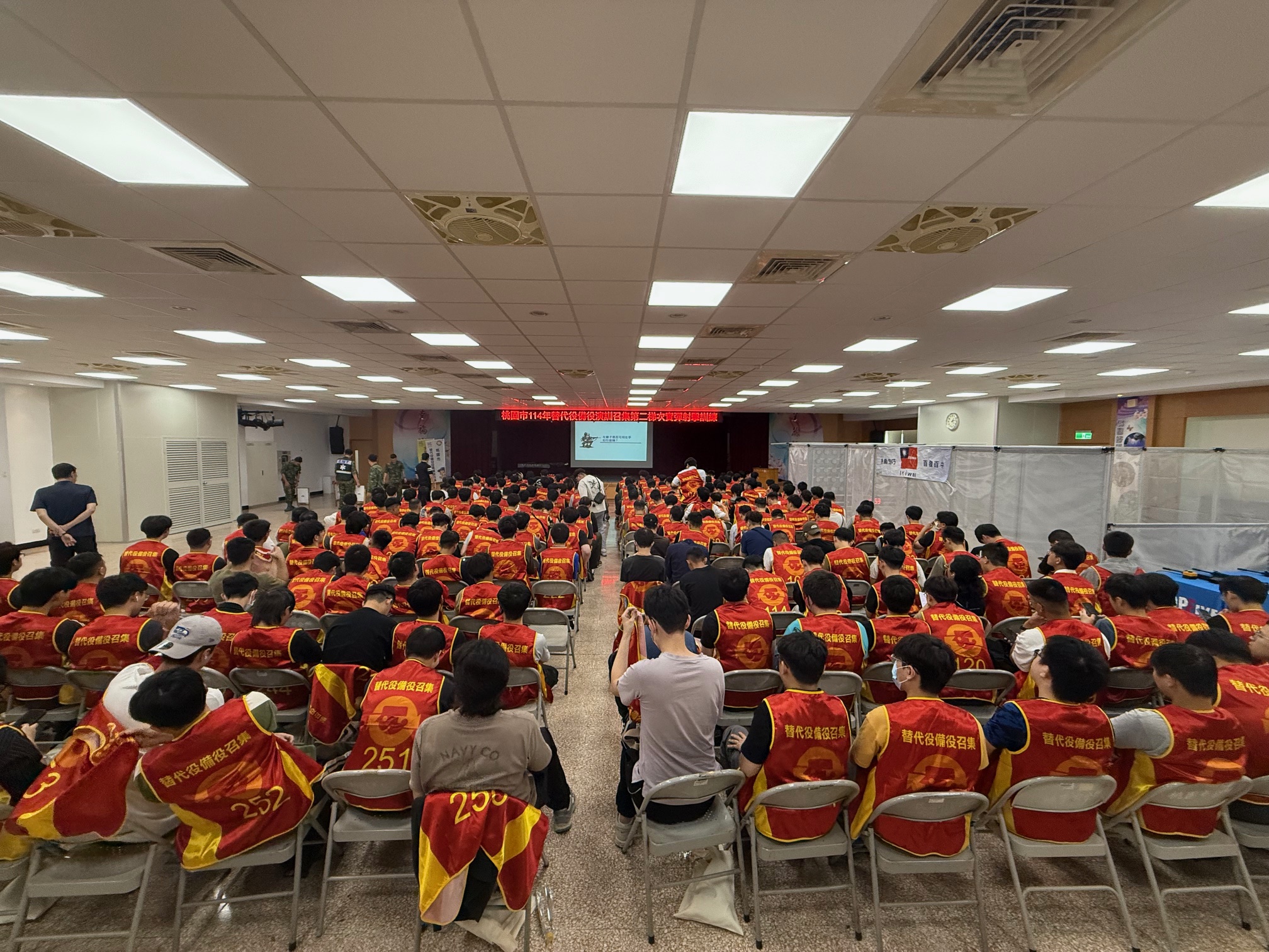 桃園市 114年 替代役備役演訓召集 第二梯次 實彈射擊訓練