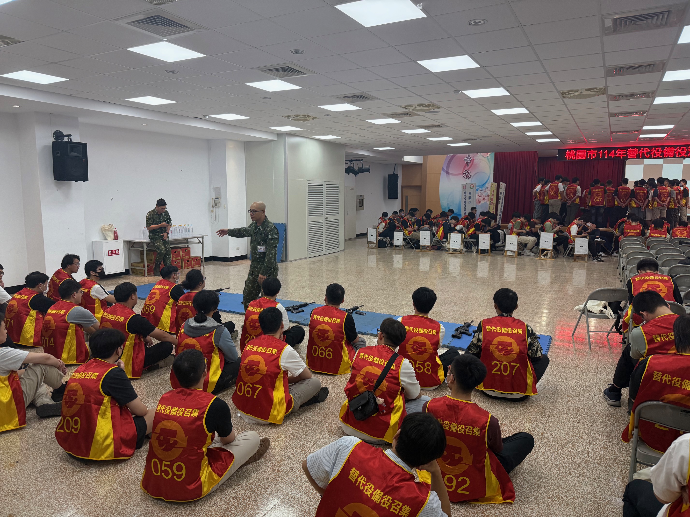 桃園市 114年 替代役備役演訓召集 第二梯次 實彈射擊訓練