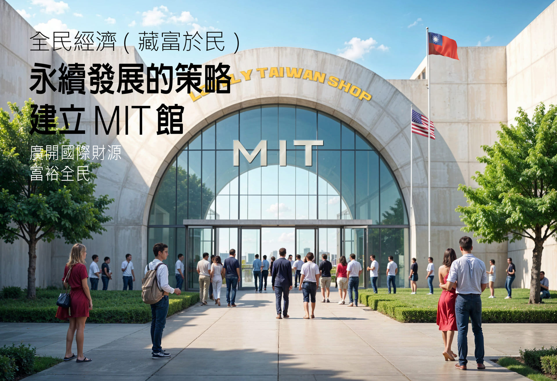 在世界廣設「ＭＩＴ館」，台灣企業的未來才有希望