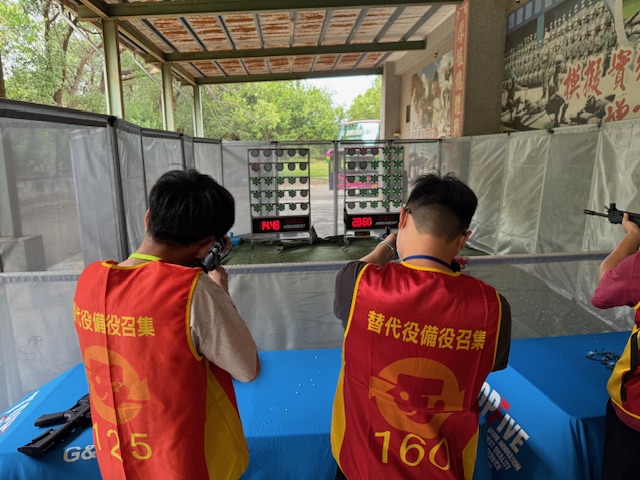 南投縣替代役備役役男實彈射擊訓練演訓召集