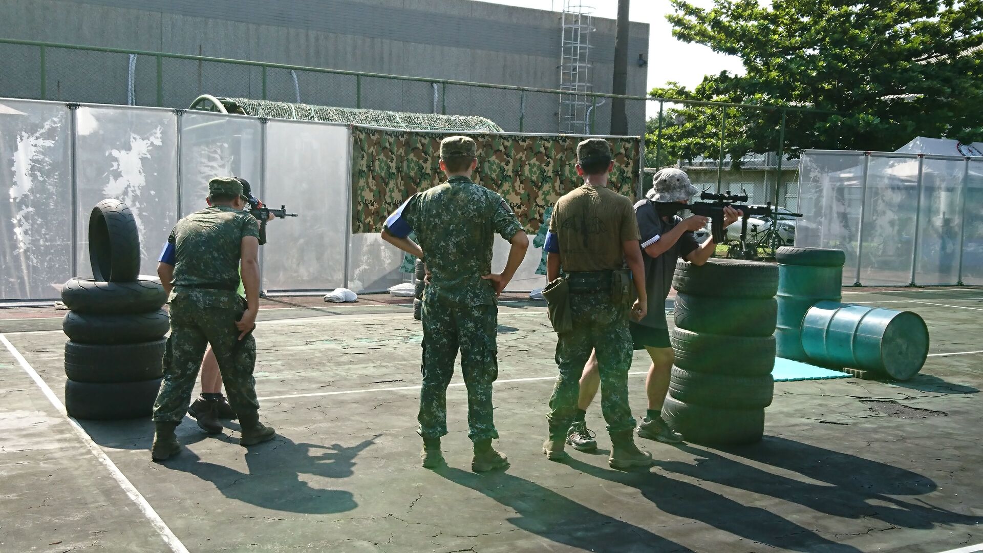 國軍107年國防知性之旅_金湯營區開放活動_射擊體驗