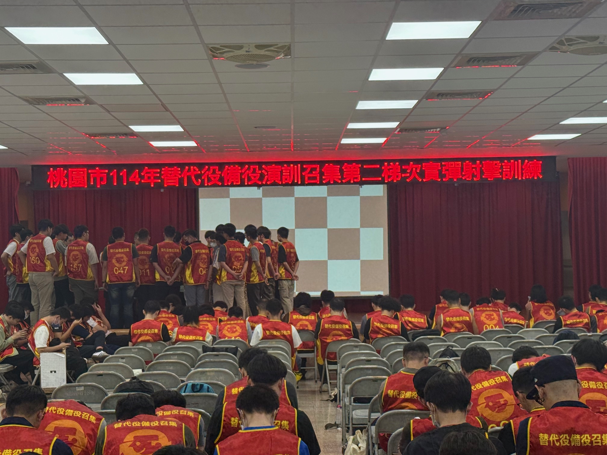 桃園市 114年 替代役備役演訓召集 第二梯次 實彈射擊訓練