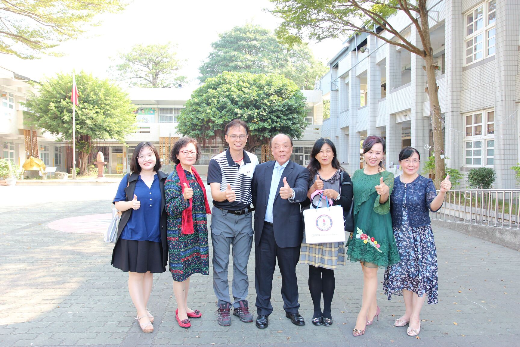 雲林縣斗南鎮石龜國小全民國防器材捐贈儀式會前