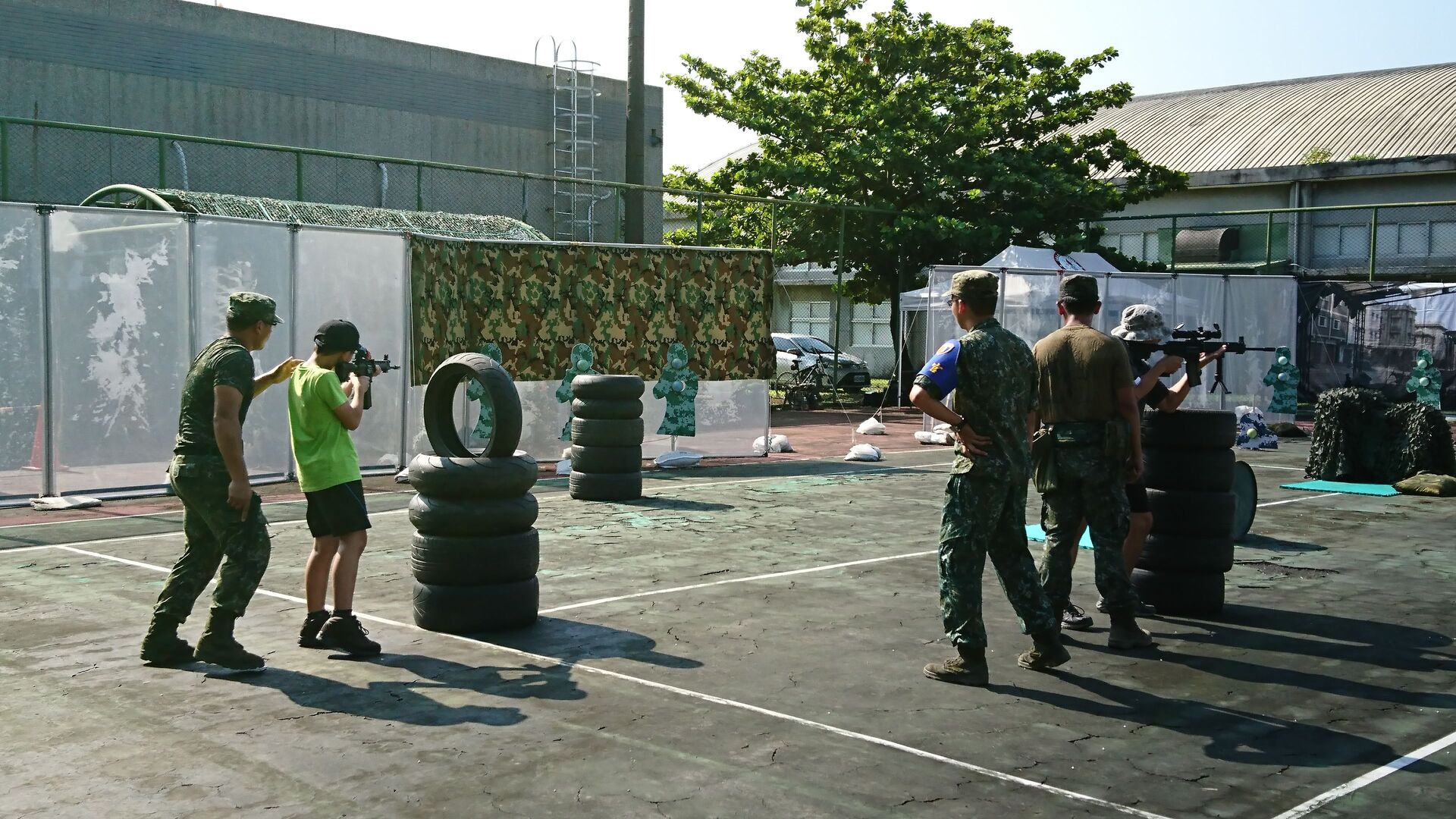 國軍107年國防知性之旅_金湯營區開放活動_射擊體驗