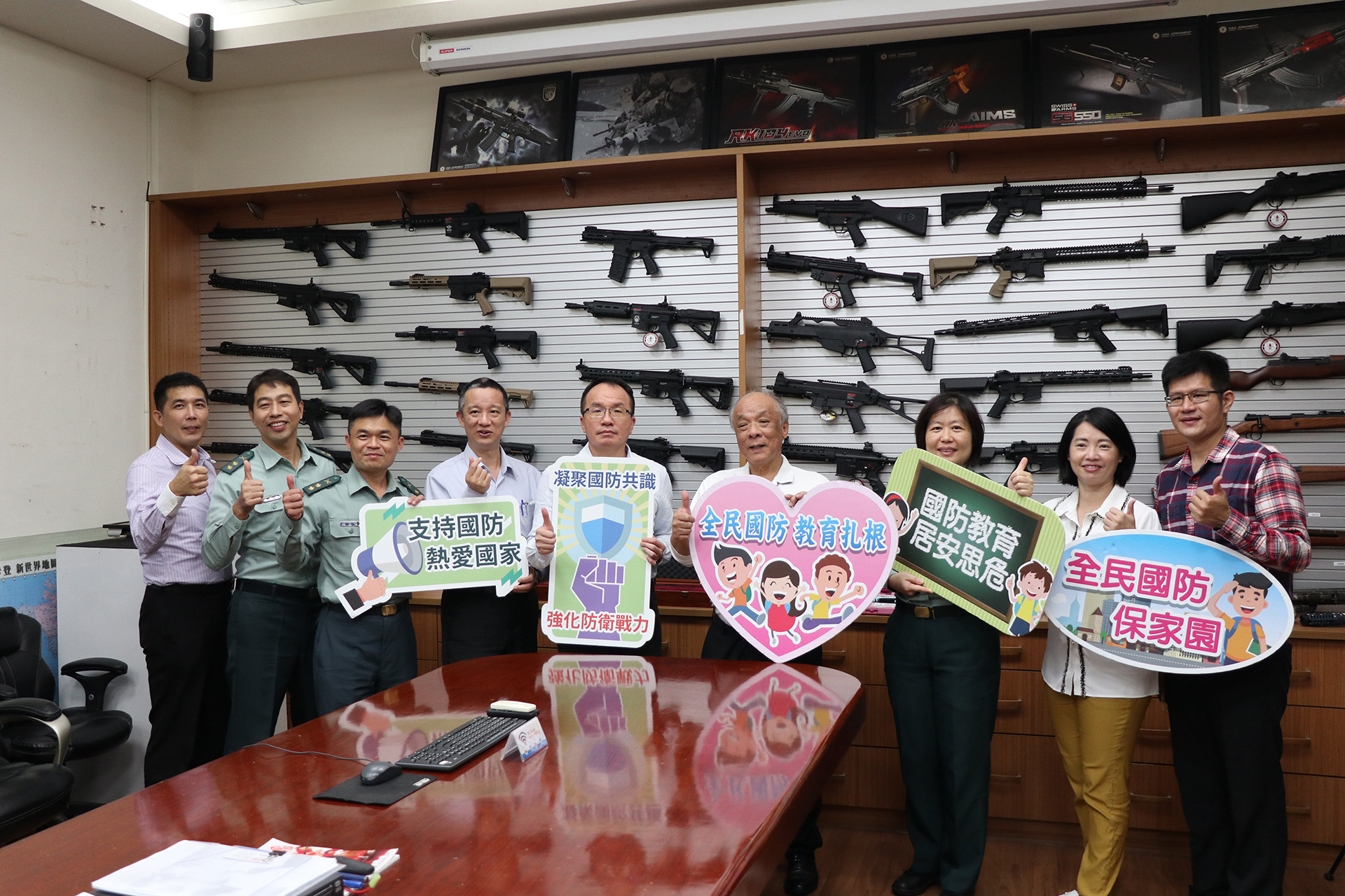 全民國防教育活動_教育部臺南市聯絡處軍訓督導參訪