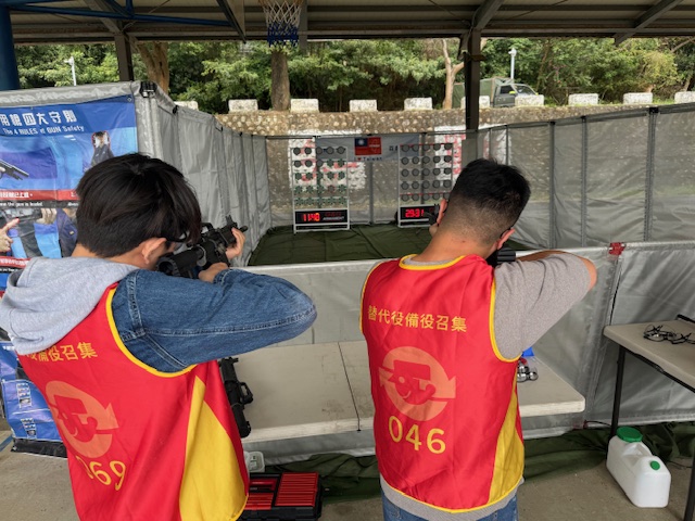 新竹市替代役備役役男(射擊預習)