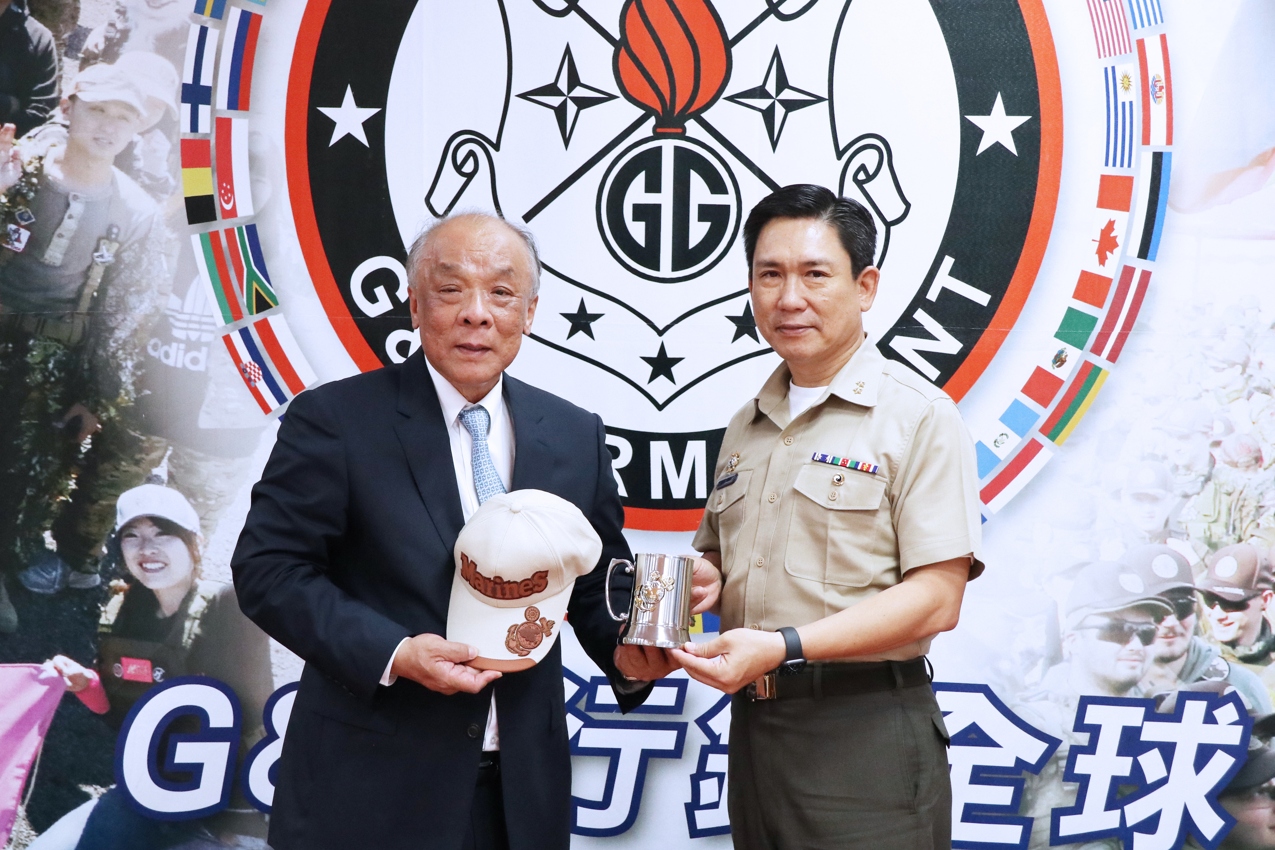 海軍陸戰隊司令官王瑞麟參訪